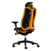 Bageste venstre billede af en Herman Miller Vantum Gaming Chair i Helio orange.